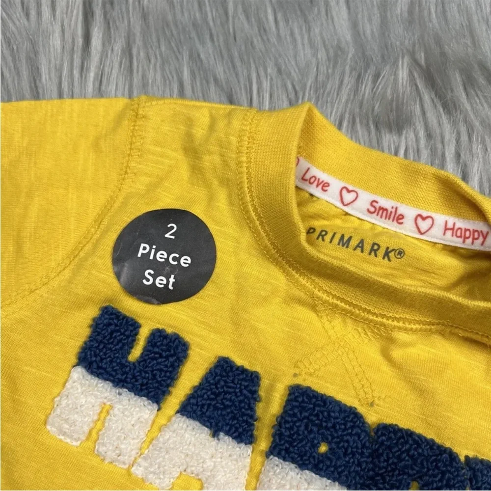 Primark Stacey Solomon Happy Baby 2 Piece Outfit 0/3m
